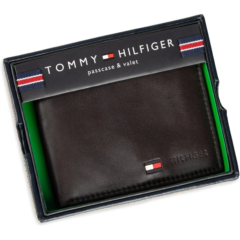 Men's Leather Wallet - Thin Sleek Casual Bifold with 6 Credit Card Pockets